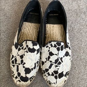 Cole Haan espadrille slip ons size 8.5